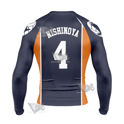 Yuu Nishinoya Haikyuu Long Sleeve Compression Shirt