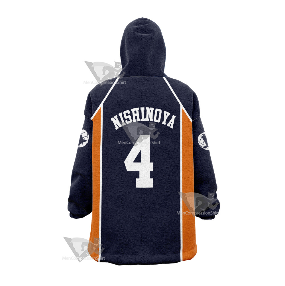 Yuu Nishinoya Haikyuu Snug Oversized Blanket Hoodie