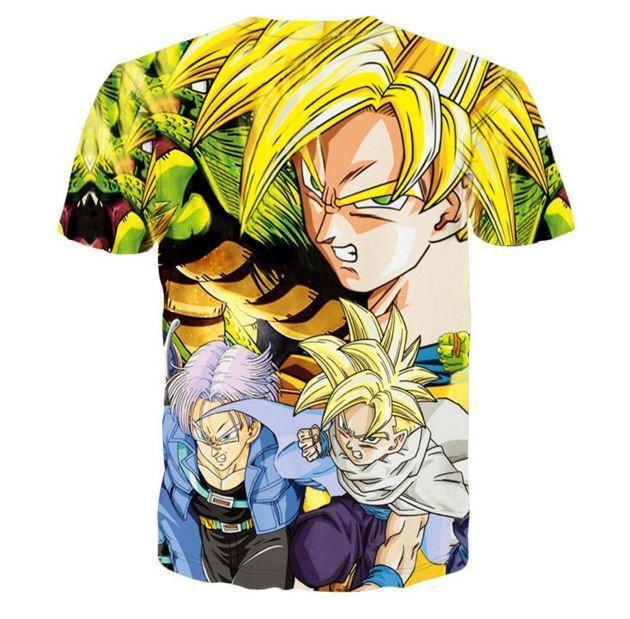 Z Fighters Goku Trunks Gohan Shenron Dragon Ball Anime T-Shirt