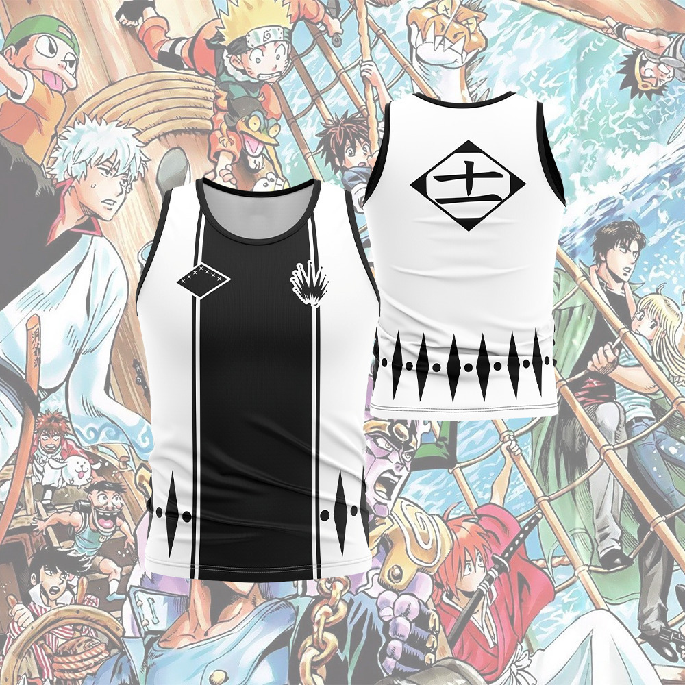 Zaraki Kenpachi Bleach Sleeveless Compression Shirt