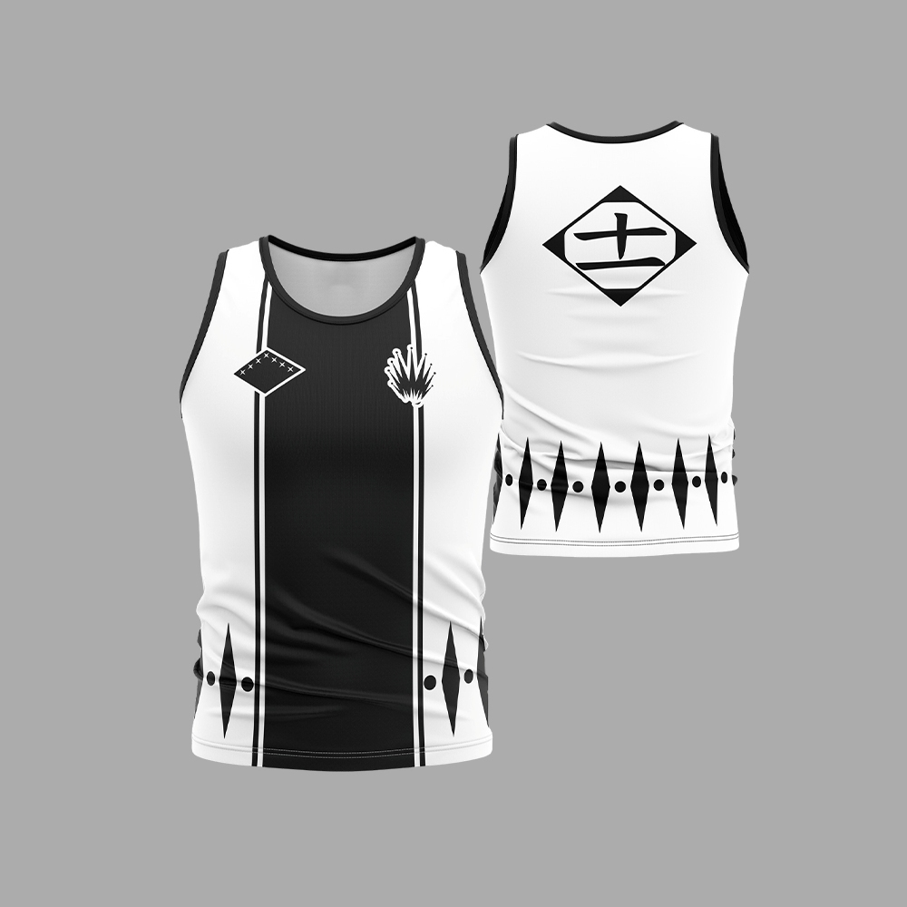 Zaraki Kenpachi Bleach Sleeveless Compression Shirt