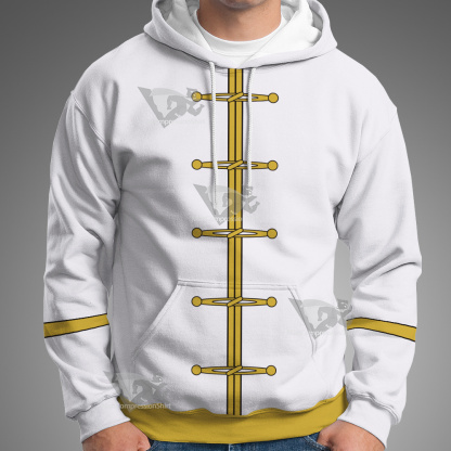 Zatch Bell Wonrei White Cosplay Hoodie
