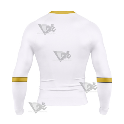 Zatch Bell Wonrei White Cosplay Long Sleeve Compression Shirt