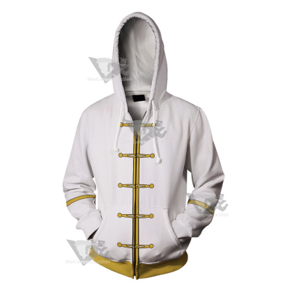 Zatch Bell Wonrei White Cosplay Zip Up Hoodie