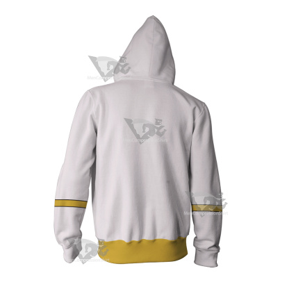 Zatch Bell Wonrei White Cosplay Zip Up Hoodie