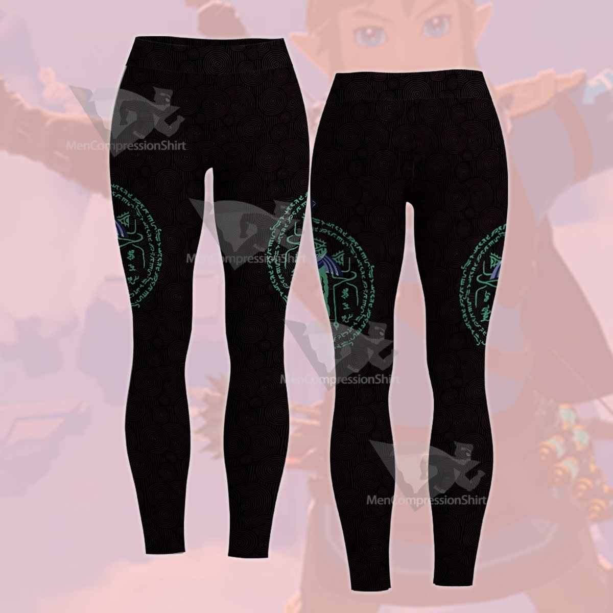 Zelda Master Sword Ultimate Hand Women Compression Legging-MensCompressionShirt