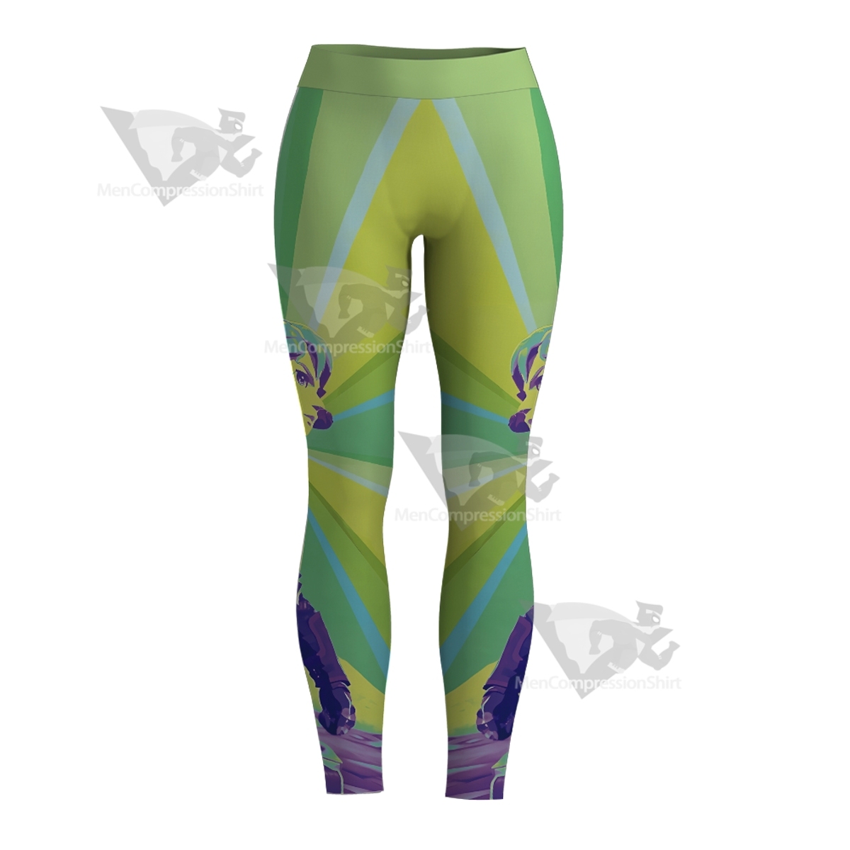 Zelda Tears Of The Kingdom Symphony Link Women Compression Legging-MensCompressionShirt