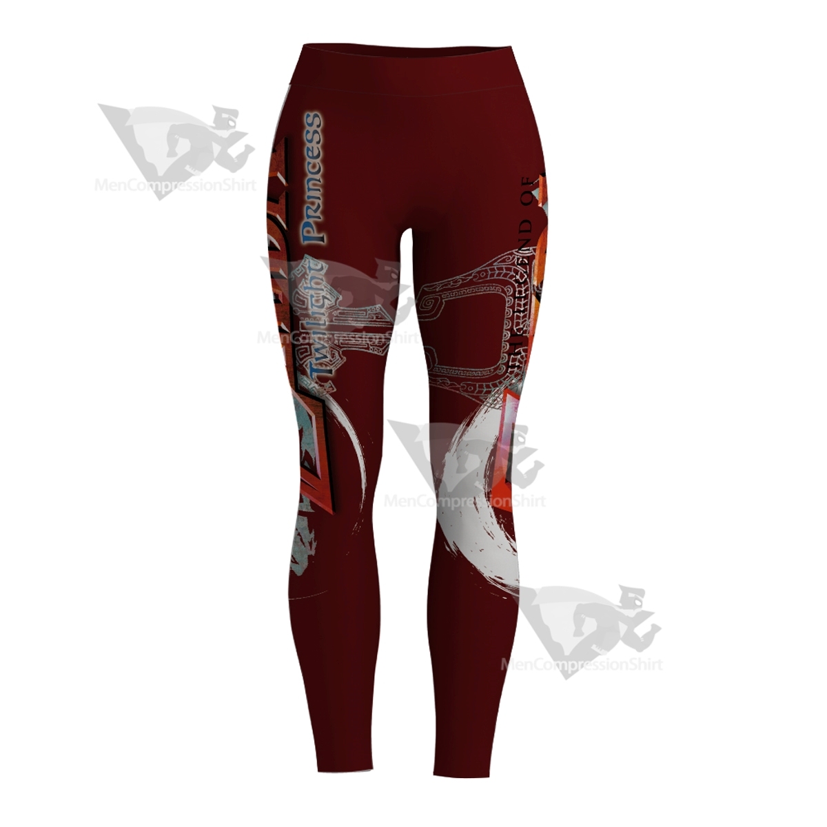 Zelda Twilight Princess Icon Wolf Women Compression Legging-MensCompressionShirt