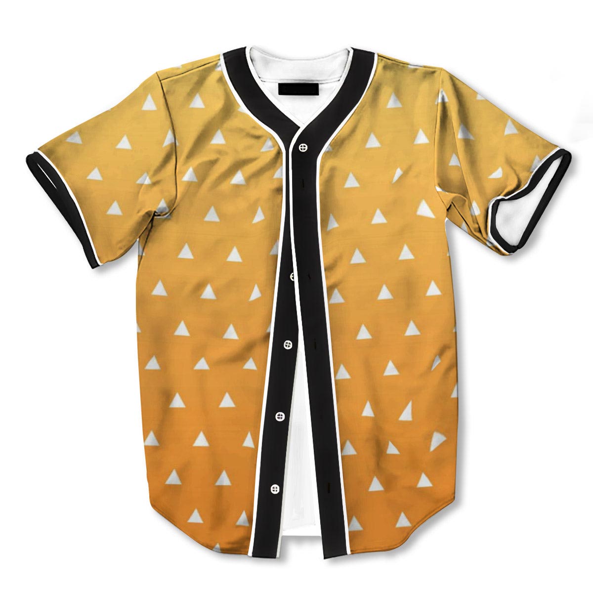 Zenitsu 3d Print Full Size Pattern Baseball Jerseys