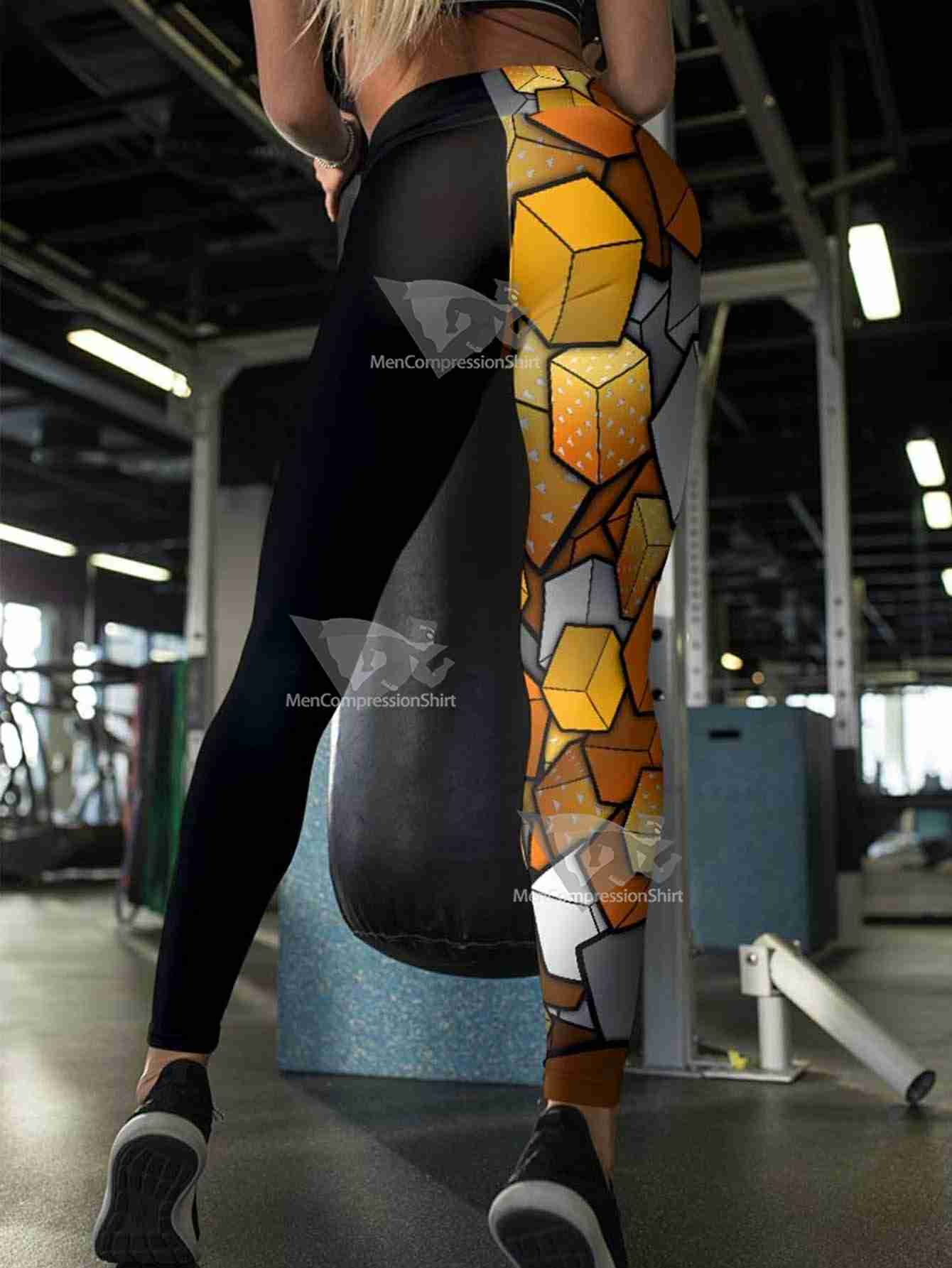 Zenitsu Cube Women Compression Leggings