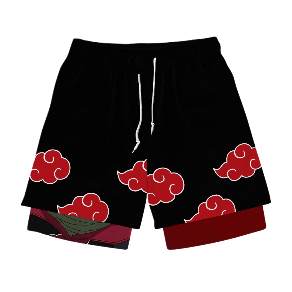 Zetsu Mangetsu Anime Shorts Compression Gym Shorts
