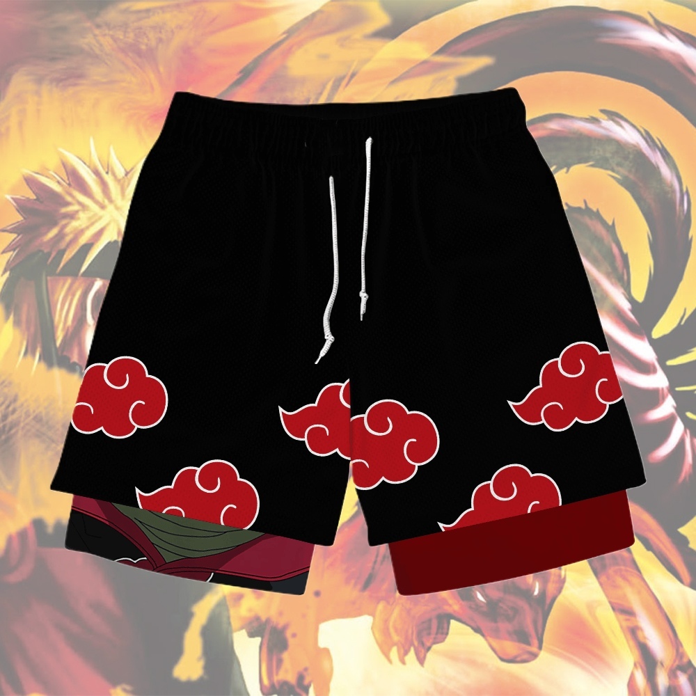 Zetsu Mangetsu Anime Shorts Compression Gym Shorts