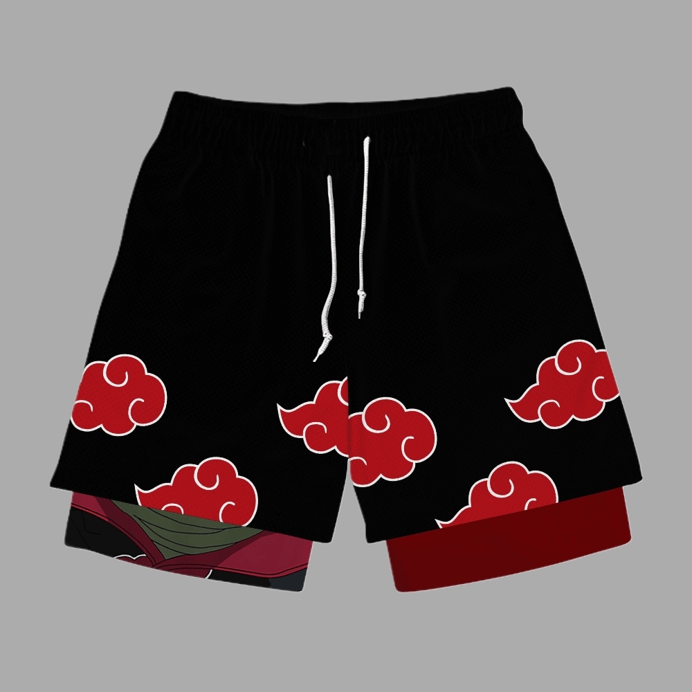 Zetsu Mangetsu Anime Shorts Compression Gym Shorts