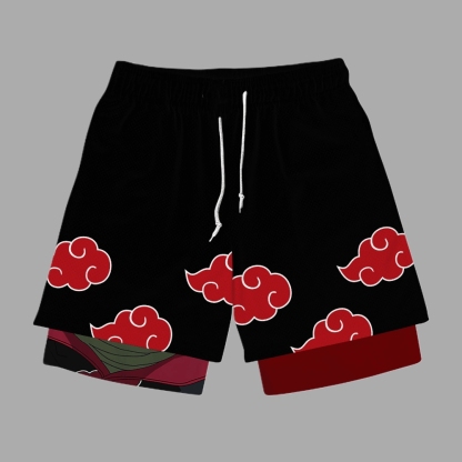 Zetsu Mangetsu Anime Shorts Compression Gym Shorts