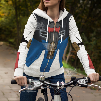 Zgmf X20a Strike Freedom Gundam Cosplay Zip Up Hoodie