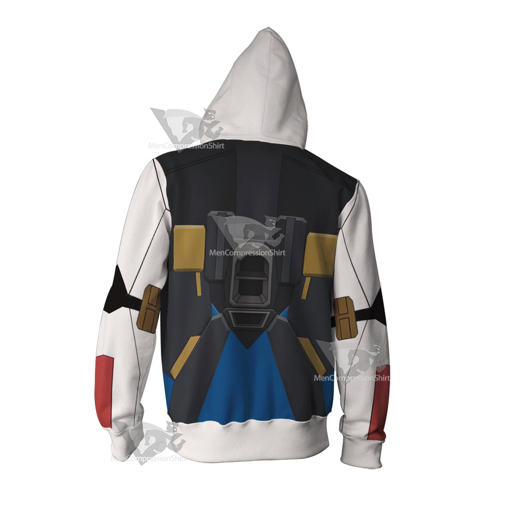 Zgmf X20a Strike Freedom Gundam Cosplay Zip Up Hoodie