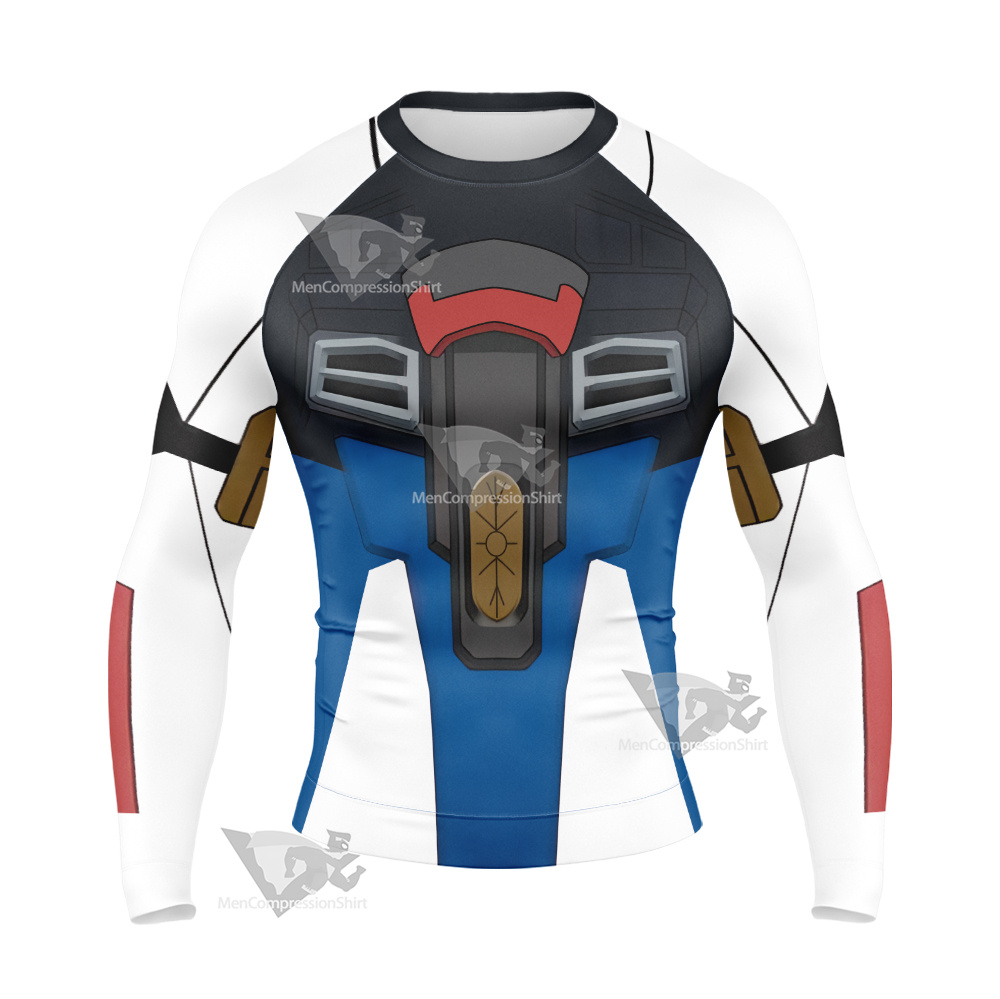 Zgmf X20a Strike Freedom Gundam Long Sleeve Compression Shirt
