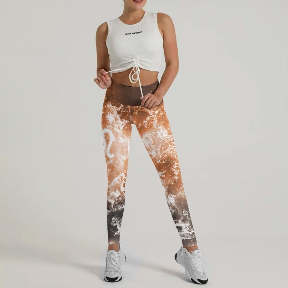 Zodiac Leo Women Compression Legging