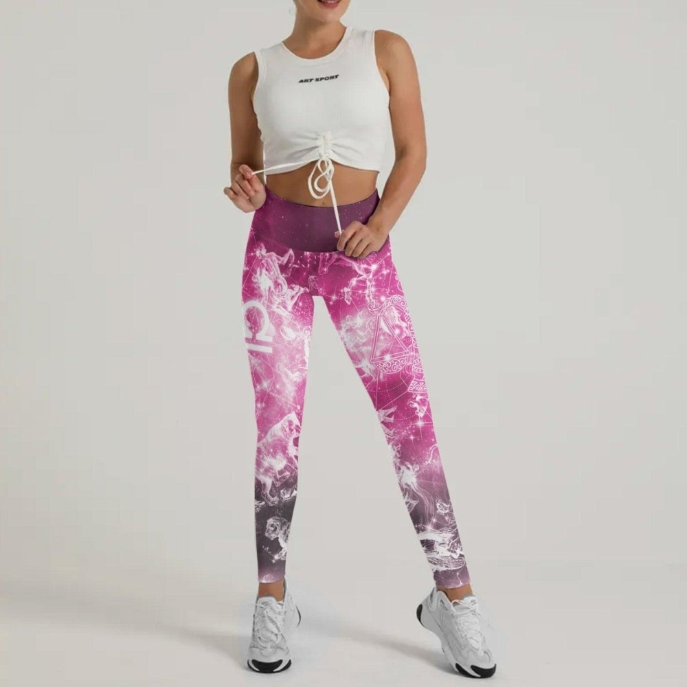 Zodiac Libra Women Compression Legging
