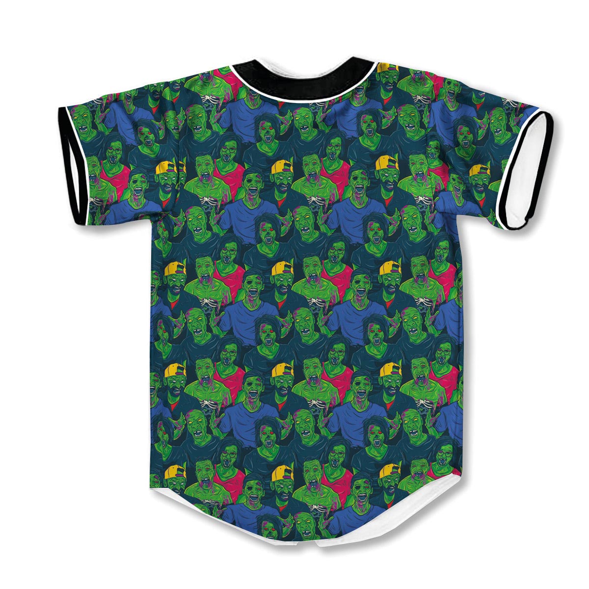 Zombie 3d Print Full Size Pattern Baseball Jerseys