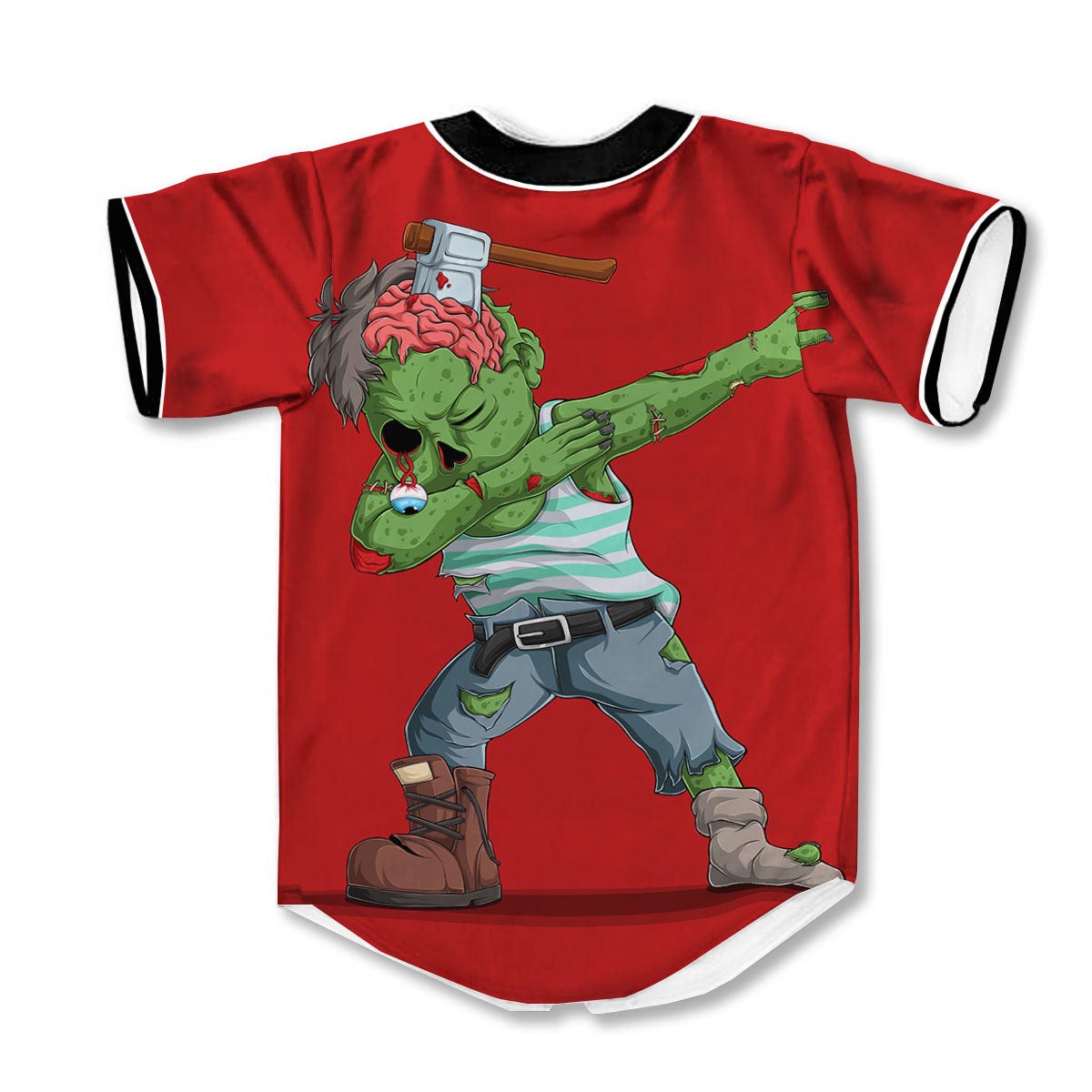 Zombie Dap 3d Print Full Size Baseball Jerseys