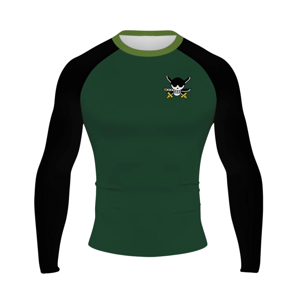 Zoro Men Long Sleeve Compression Shirt