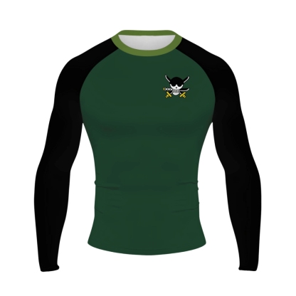 Zoro Men Long Sleeve Compression Shirt