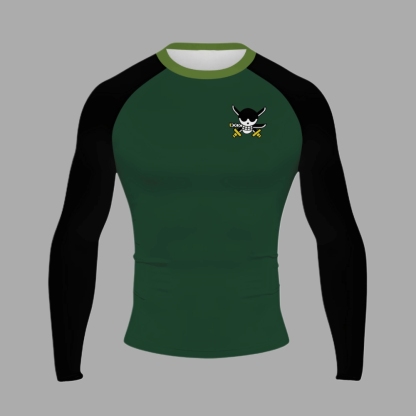 Zoro Men Long Sleeve Compression Shirt