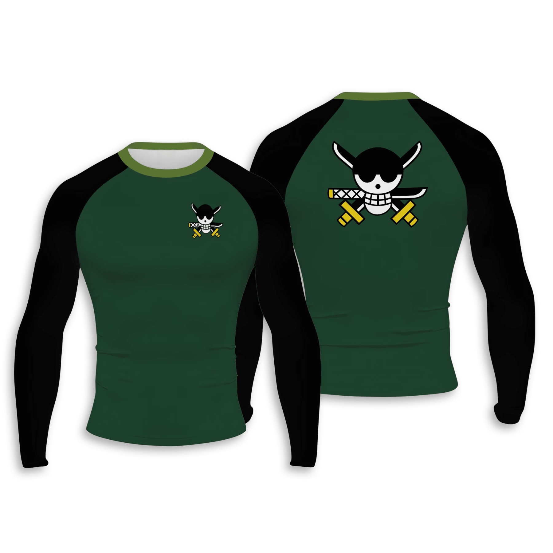 Zoro Men Long Sleeve Compression Shirt