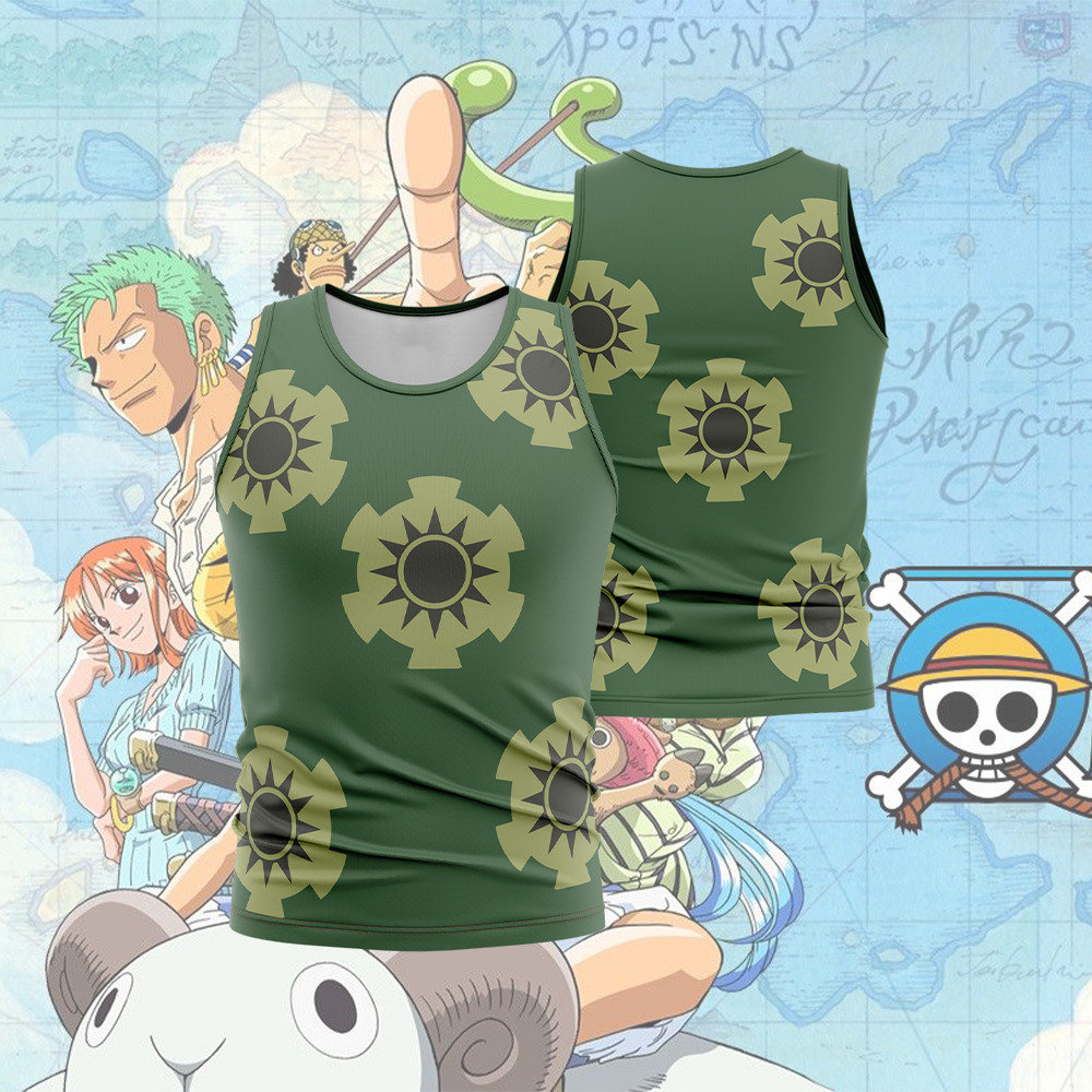 Zoro Wano One Piece Sleeveless Compression Shirt