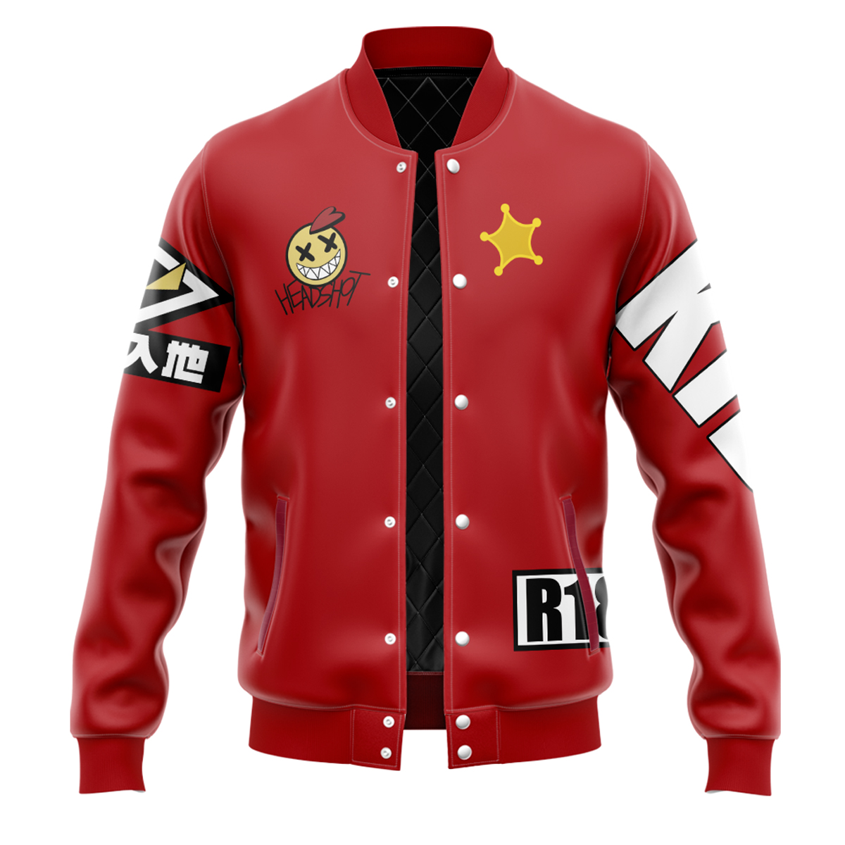 Zzz Billy Red Varsity Jacket