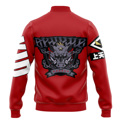 Zzz Billy Red Varsity Jacket
