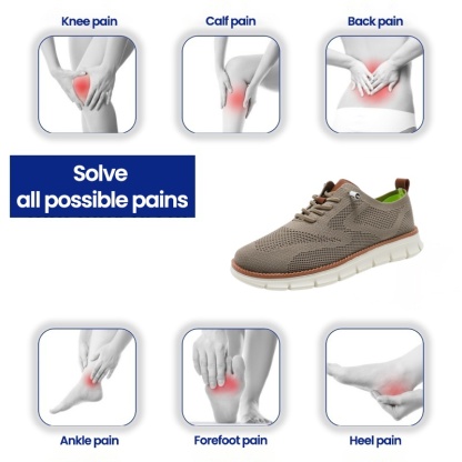 🔥 Ergonomically designed men's casual shoes 👞 Hand-sewn, easy to put on and take off ✅ Arch support, relieve pain, and make you walk comfortably