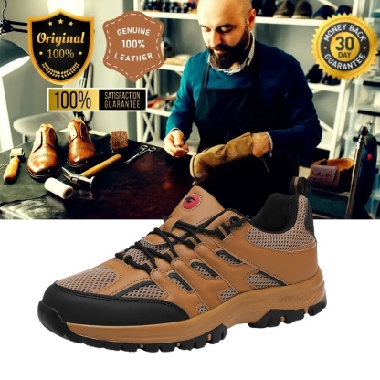 🔥 Ergonomically designed men's casual shoes 👞 Hand-sewn, easy to put on and take off ✅ Arch support, relieves walking pain - allowing you to walk comfortably
