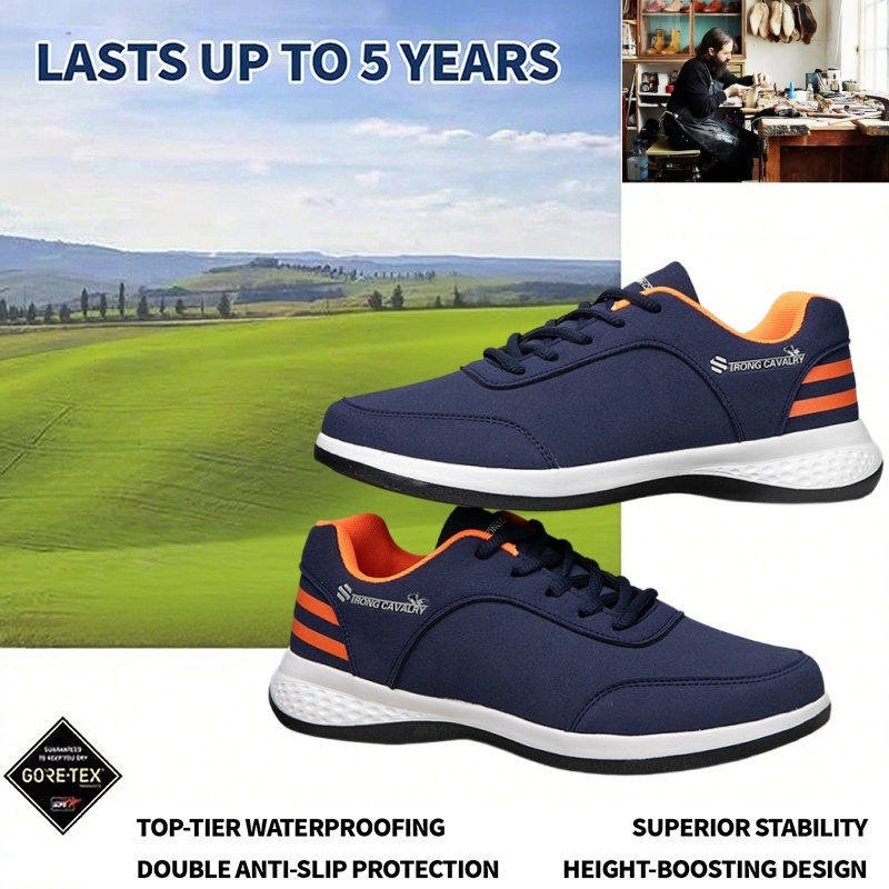 [Last Day 70% Off - Ends Soon] 🔥 Ergonomically Designed Men's Walking Shoes 👞 Relieve walking pain ✅ Arch support for comfortable walking