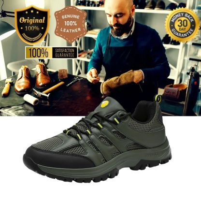 🔥 Ergonomically designed men's casual shoes 👞 Hand-sewn, easy to put on and take off ✅ Arch support, relieves walking pain - allowing you to walk comfortably