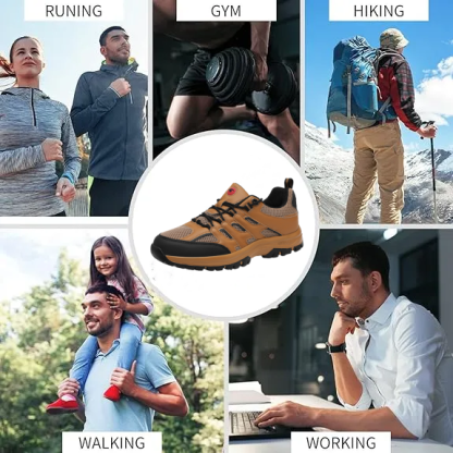 🔥 Ergonomically designed men's casual shoes 👞 Hand-sewn, easy to put on and take off ✅ Arch support, relieves walking pain - allowing you to walk comfortably