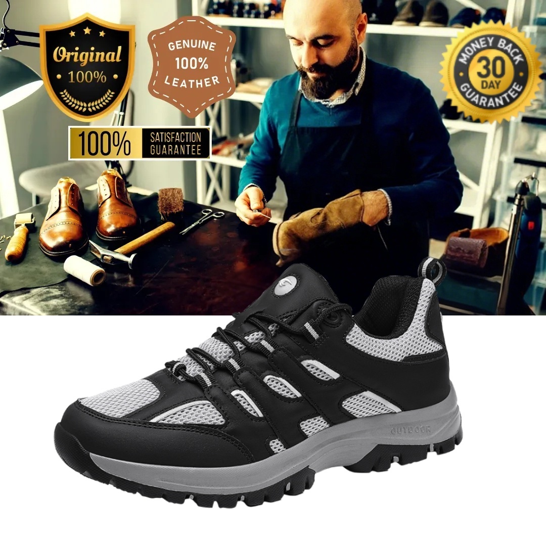 🔥 Ergonomically designed men's casual shoes 👞 Hand-sewn, easy to put on and take off ✅ Arch support, relieves walking pain - allowing you to walk comfortably