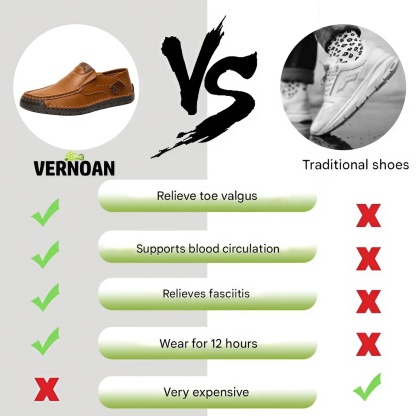 🐂Men's Calfskin Casual Shoes 👞Hand-sewn, slip-on design✅ Arch support - relieve pain and walk comfortably