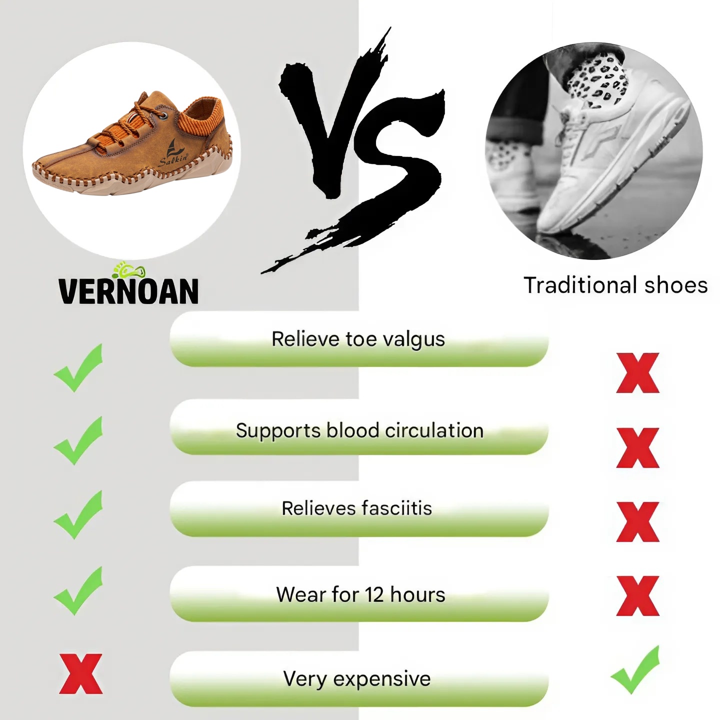 [Last Day 70% Off - Don't Miss Out] 🔥 Men's Calfskin Walking Shoes 👞 Hand-sewn ✅ Arch Support - Pain Relief for Comfortable Walking