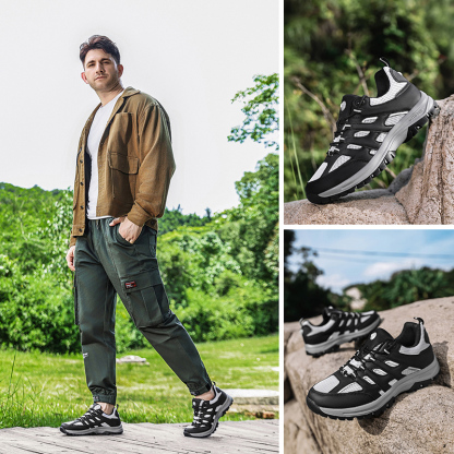 🔥 Ergonomically designed men's casual shoes 👞 Hand-sewn, easy to put on and take off ✅ Arch support, relieves walking pain - allowing you to walk comfortably