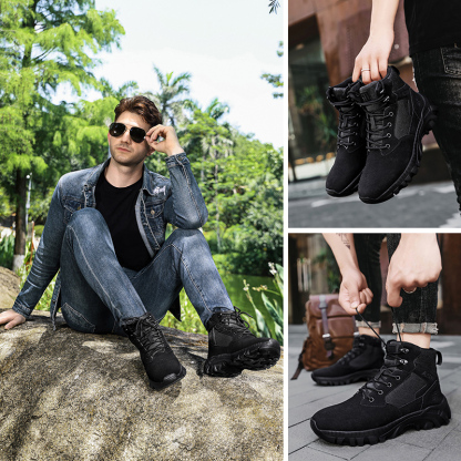 [70% off last day - don't miss it] 🔥 Ergonomically designed walking shoes for men 👞 Relieve walking pain, comfortable walking ✅ Suitable for any terrain