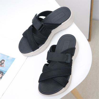 Orthoture Women's Lightweight Sports Style Comfortable Thick Sole Sandals