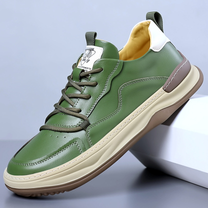 Genuine leather men's sports casual shoes