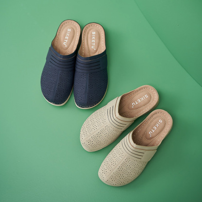 Casual Orthopedic Velcro Walking Wedge Toe Sandals