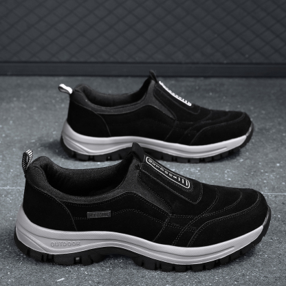 2025 Men's Lightweight Extra Wide Width Orthopedic Hands-Free Foot Pain Relief Slip-on Shoes