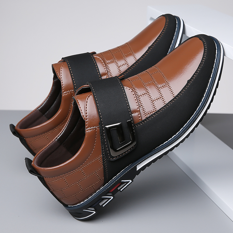 Fashion casual velcro men's casual shoes