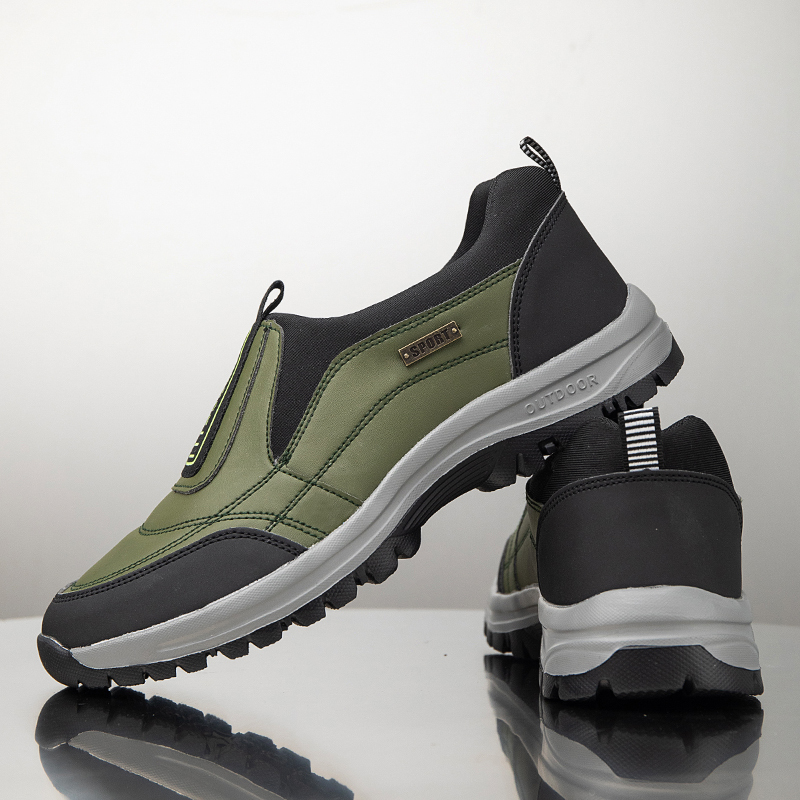 2025 Men's Lightweight Extra Wide Width Orthopedic Hands-Free Foot Pain Relief Slip-on Shoes