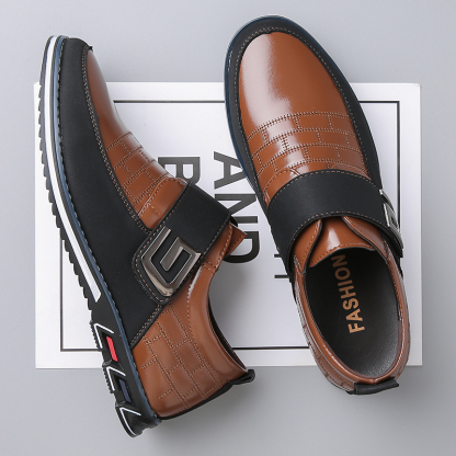 Fashion casual velcro men's casual shoes