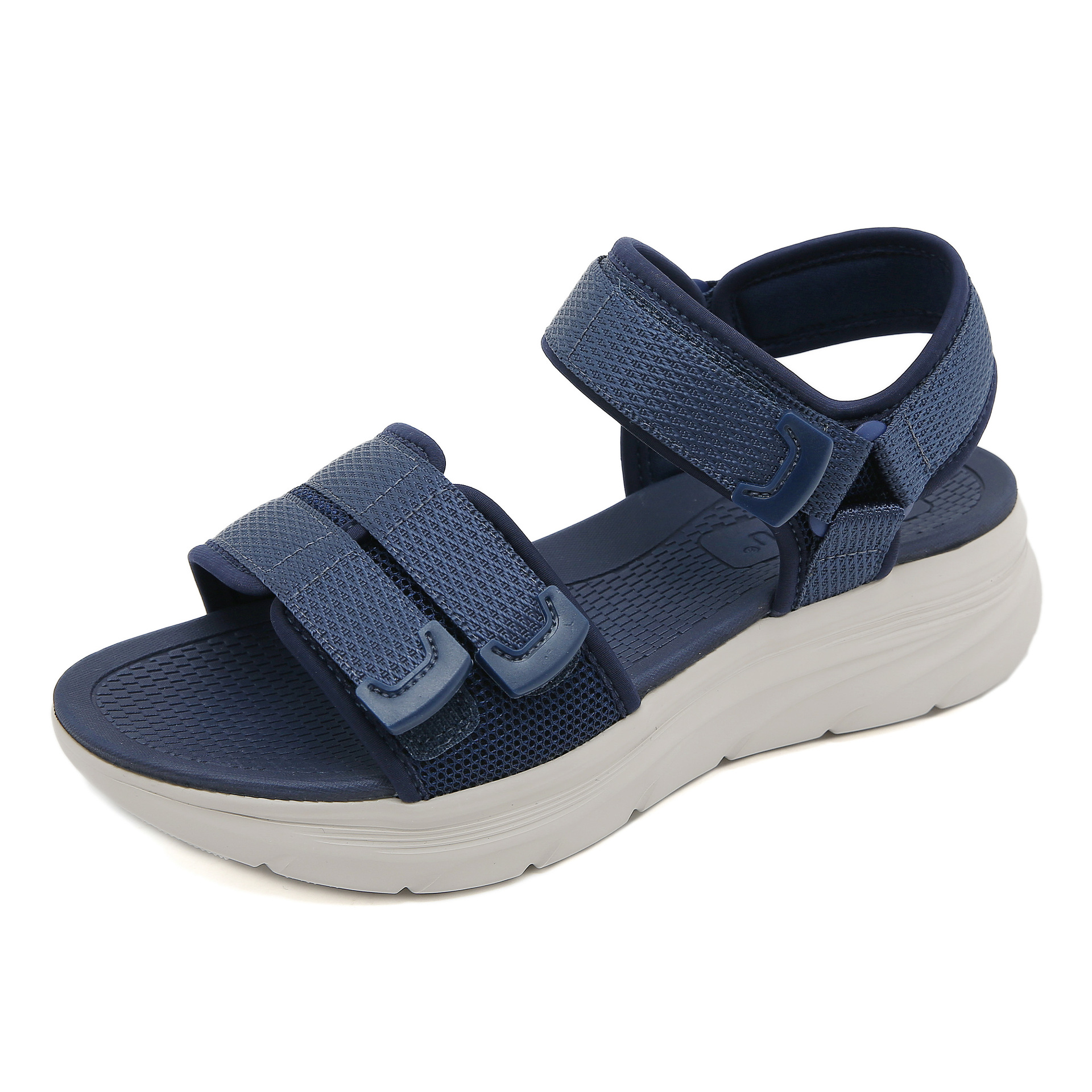 Orthoture Women's Leisure Sports Comfortable Thick Soled Velcro Sandals